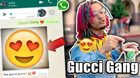 cancion de gucci gang letra